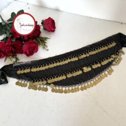 Gelincimherşey Paralı Oryantal Dans Shakira Kemeri - SİYAH - GOLD