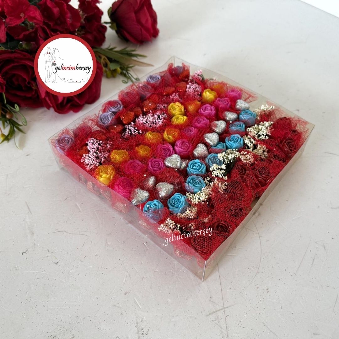 Gelincimherşey100’lüKarışıkRenkliÇiçekliKalpliPıtırcıklıHediyelikKına
