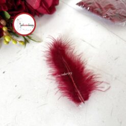 Gelincimherşey 100'lü Süsleme için Kuş Tüyü - BORDO