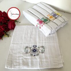 Gelincimherşey 12'li Nakış İşleme Düğün Araba Konvoy Havlusu - Renkli