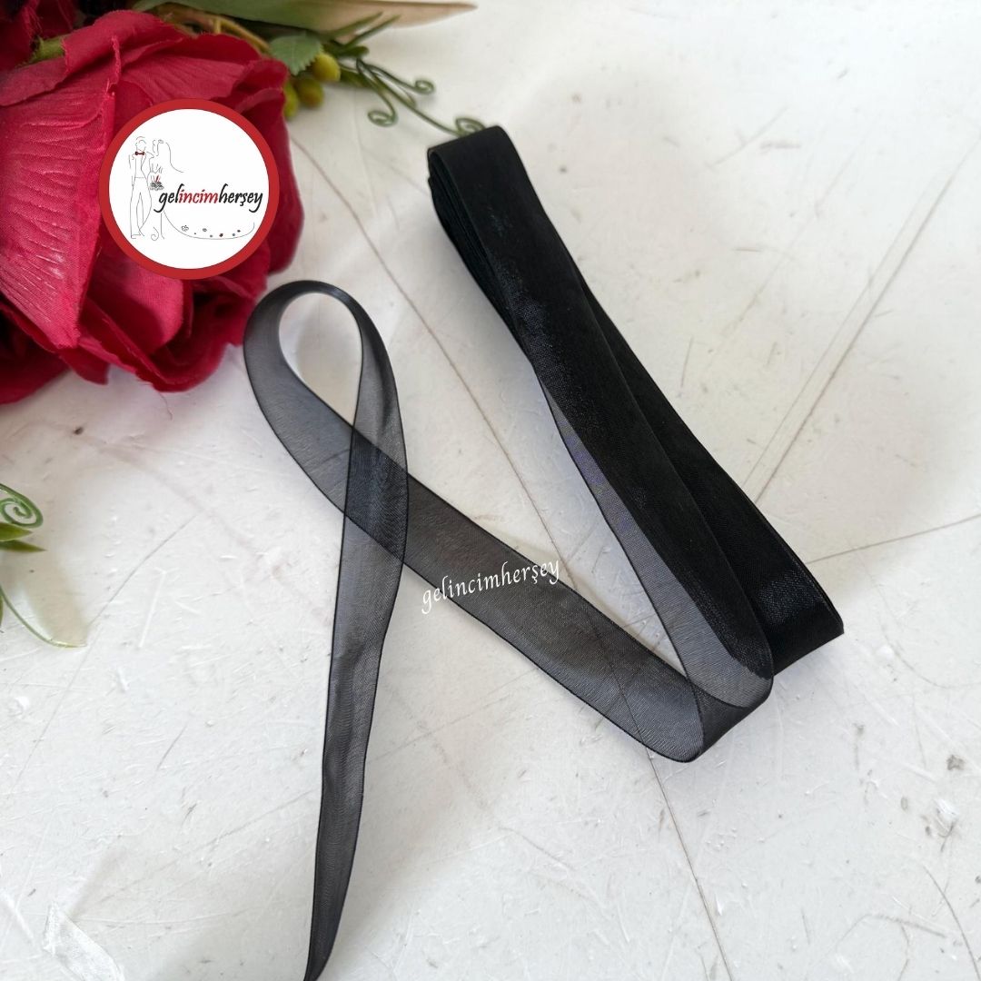 Gelincimherşey2cmOrganze20mtKurdeleSiyah
