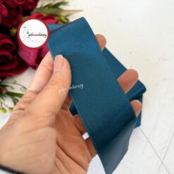 Gelincimherşey 4 cm Saten Kurdele - PETROL MAVİSİ