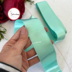 Gelincimherşey 4 cm Saten Kurdele - SU YEŞİLİ