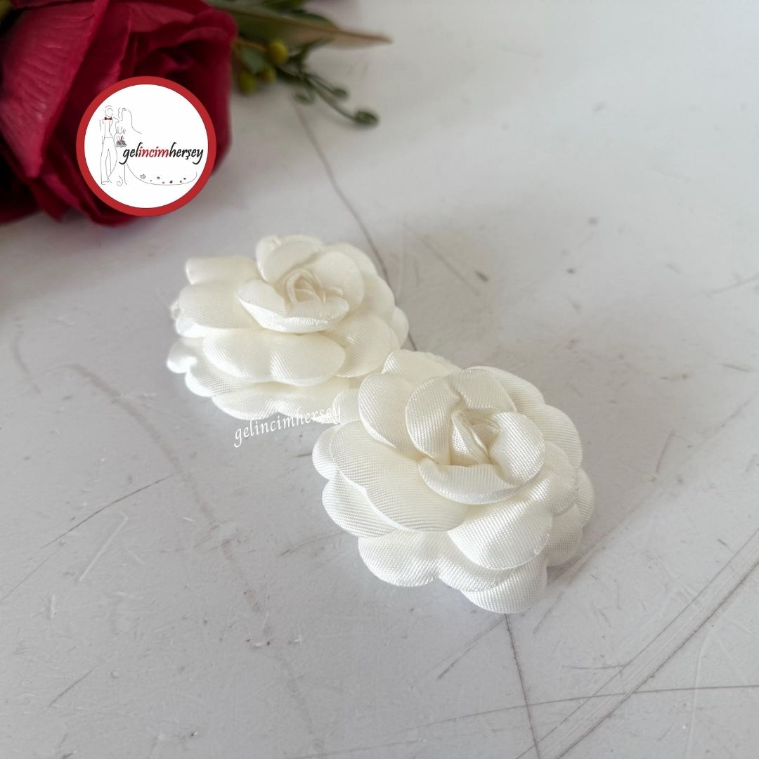 Gelincimherşey2liLastikliGülModelSatenKumaşlıPamukluGelinElGülüKrem1