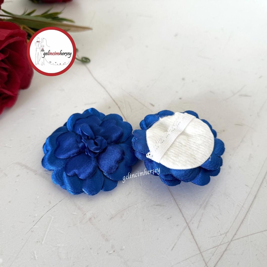 Gelincimherşey2liLastikliGülModelSatenKumaşlıPamukluGelinElGülüSaksMavi2