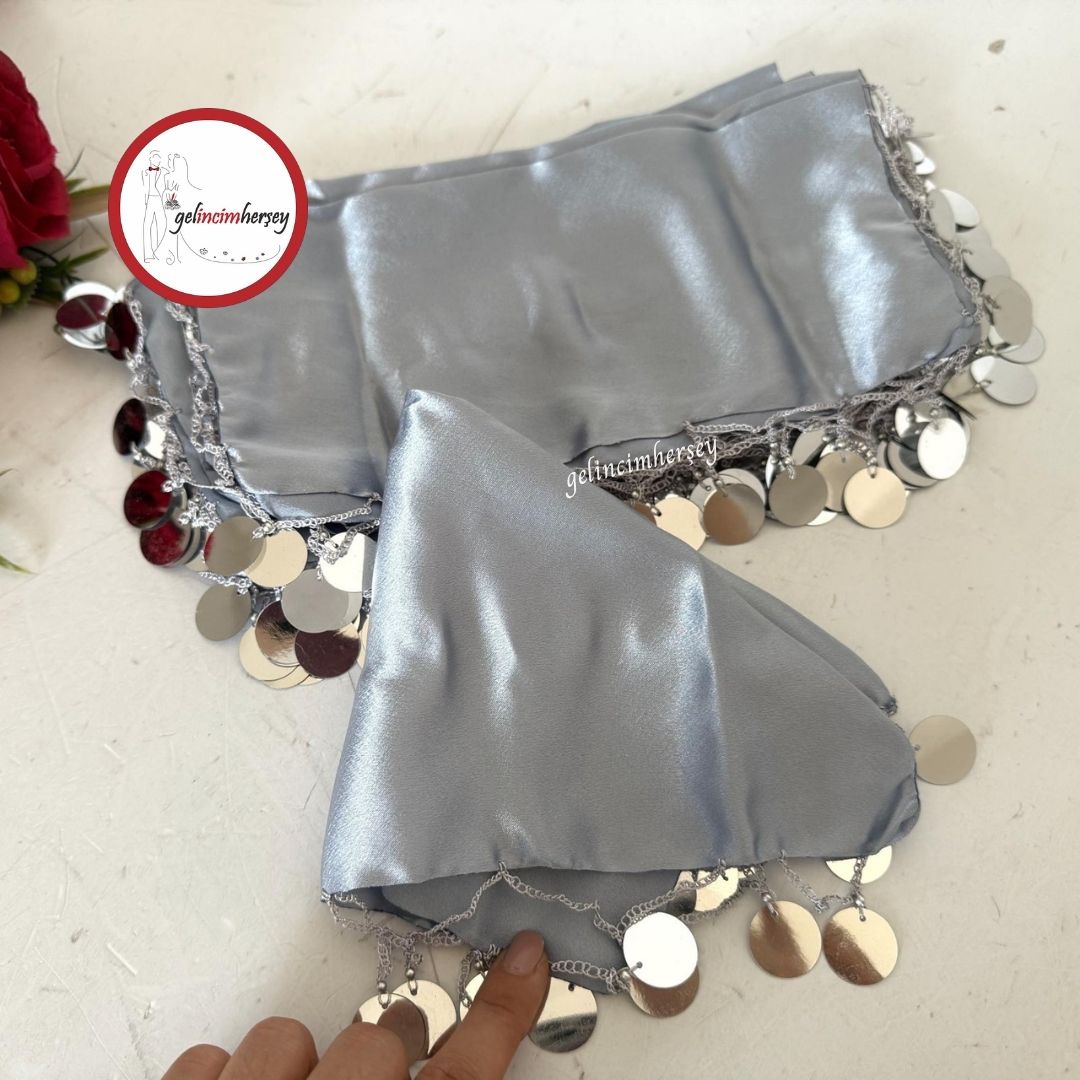 Gelincimherşey10’luPulPayetSüslemeliSatenHalayMendiliGri2