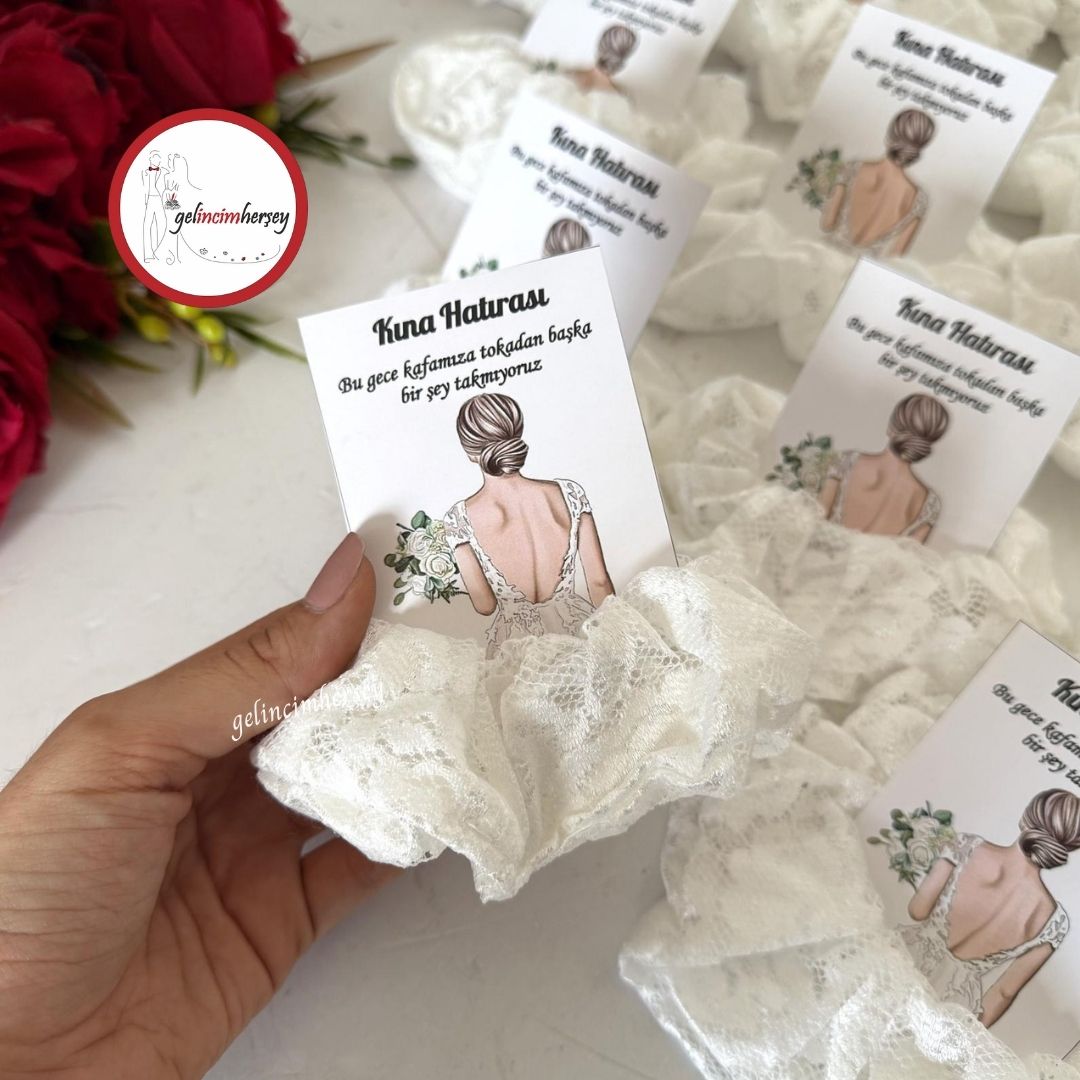 Gelincimherşey20'liDantelLastikTokaKınaHatırasıHediyelik1