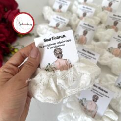 Gelincimherşey 20’li Dantel Lastik Toka Kına Hatırası Hediyelik