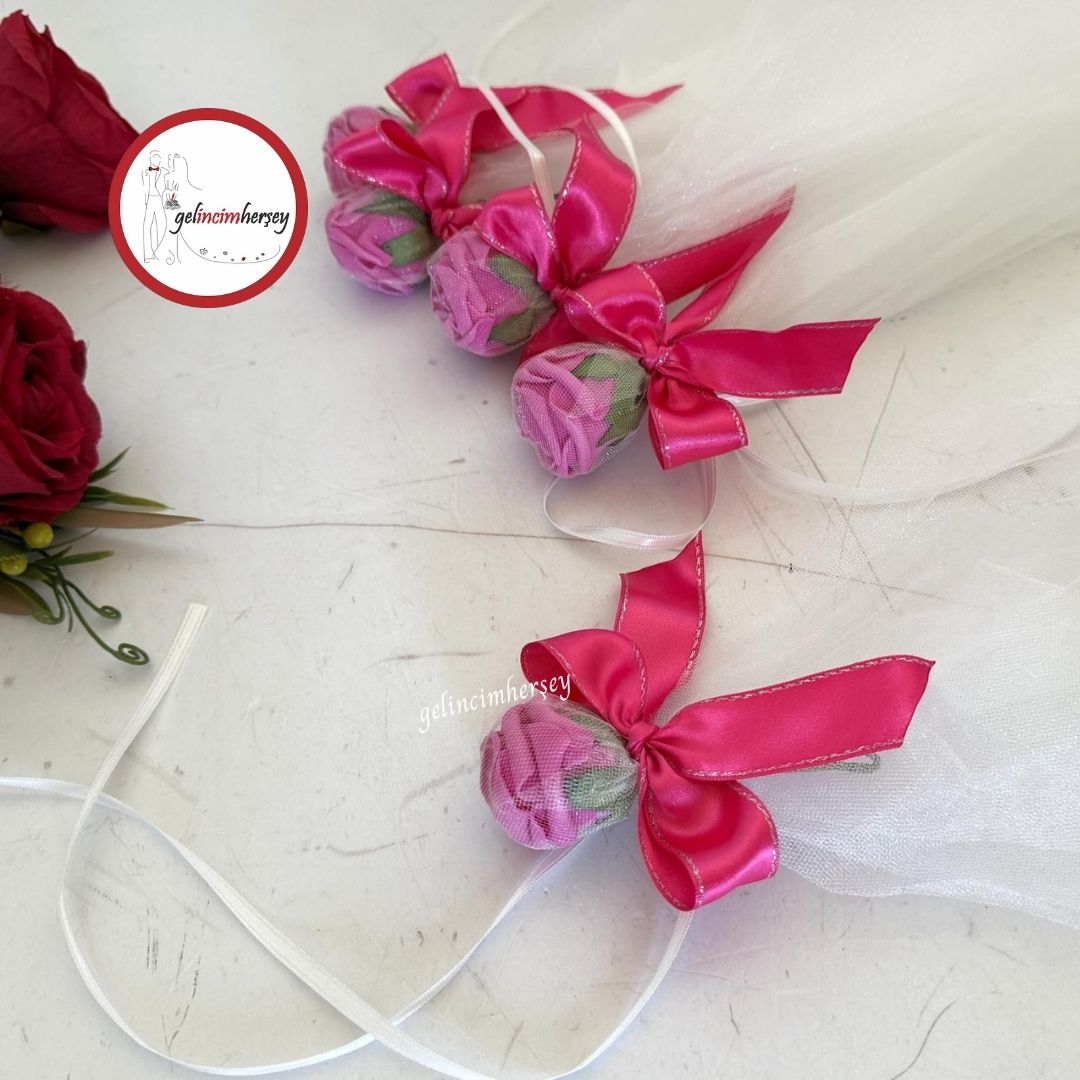 Gelincimherşey5’liKurdeleSüslüÇiçekliKonvoySüsüFuşya