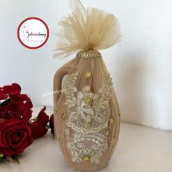 Gelincimherşey Altın Dantel Süslü Kına Gecesi Gelin Testisi - ALTIN