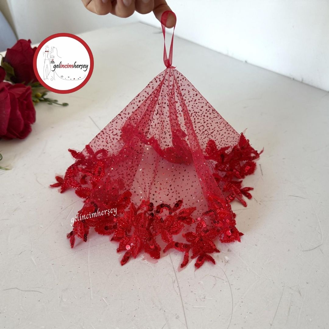 GelincimherşeyBoncukişliDantelliGelinHalayMendiliKırmızı2