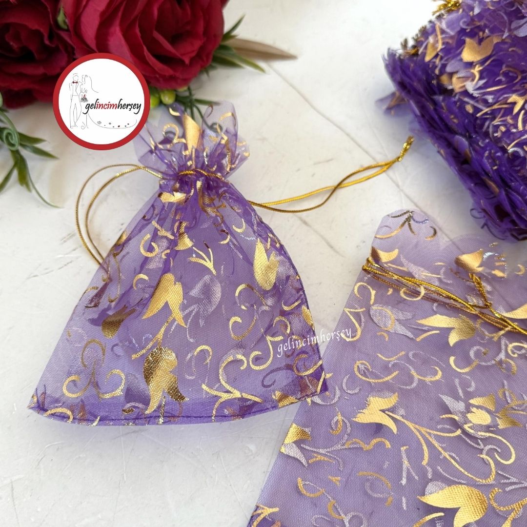 Gelincimherşey100LüÇerezKesesiDesenliMor1