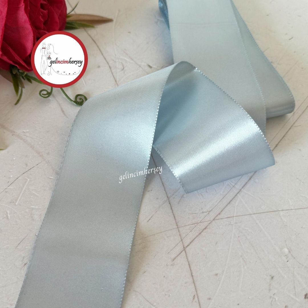 Gelincimherşey6cmSatenKurdeleBebeMavi