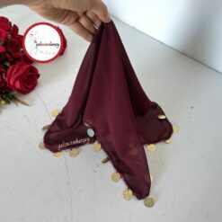Gelincimherşey Büyük Boy Şifon Halay Mendili - BORDO