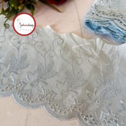 Gelincimherşey Çiçek Desenli Geniş Uç Fisto - BEBE MAVİSİ
