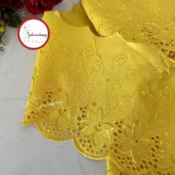 Gelincimherşey Çiçek Desenli Geniş Uç Fisto - KOYU SARI