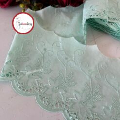 Gelincimherşey Çiçek Desenli Geniş Uç Fisto - SU YEŞİLİ