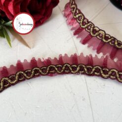 Gelincimherşey Dekoratif Şerit Tırtıklı Fırfır 3.5 cm 5 mt