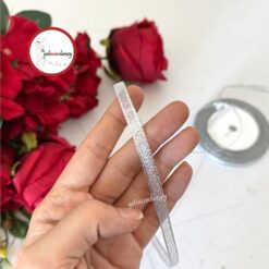 Gelincimherşey Gümüş Simli Kurdele 6 mm 5 mt