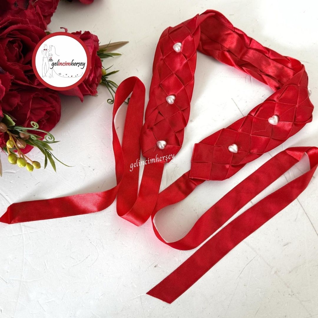 GelincimherşeyÖrgülüİnciliGelinKuşağıKalpli