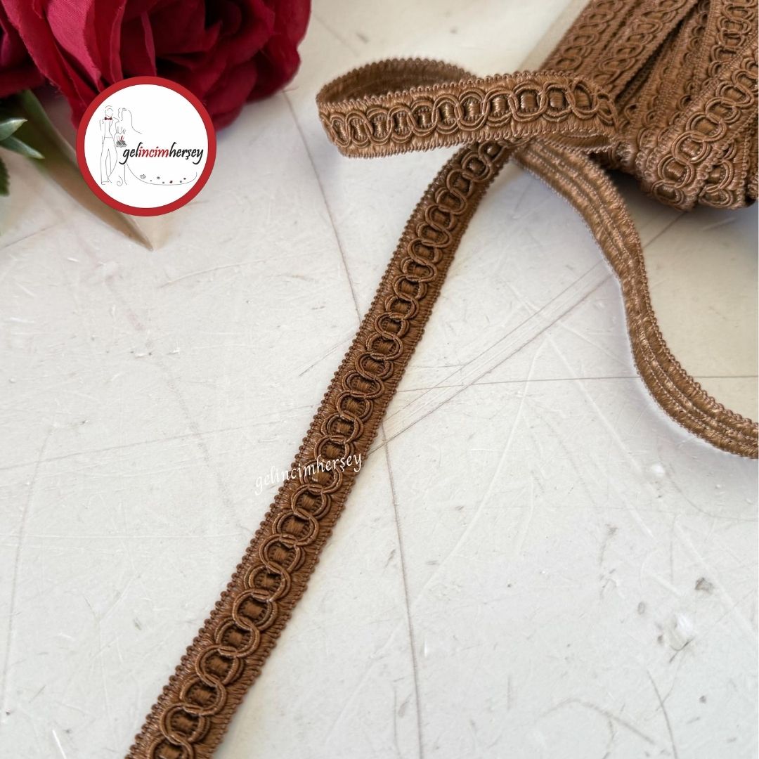 GelincimherşeySuTaşıHarçDekoratifŞerit1.5cm5mtKahverengi2