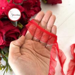 Gelincimherşey Lastikli Organze Fırfır Şerit 3 cm 5 mt