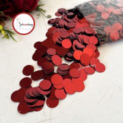 Gelincimherşey Yarım Kg Delikli 2 cm Plastik Pul Payet - BORDO