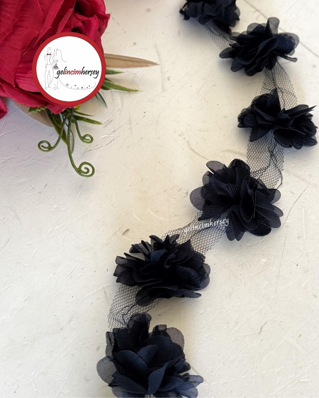 GelincimherşeyLazerÇiçekLacivert2