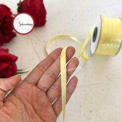 Gelincimherşey Saten İnce Kurdele 7 mm 5 mt - SARI