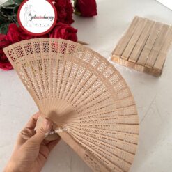 Gelincimherşey 12’li Ahşap Yelpaze Hediyelik