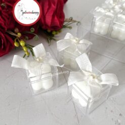 Gelincimherşey 20'li Keten Fiyonklu Kutulu Mum Hediyelik