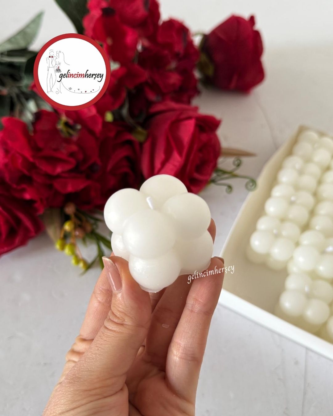 Gelincimherşey25'liBubleMumHediyelik1