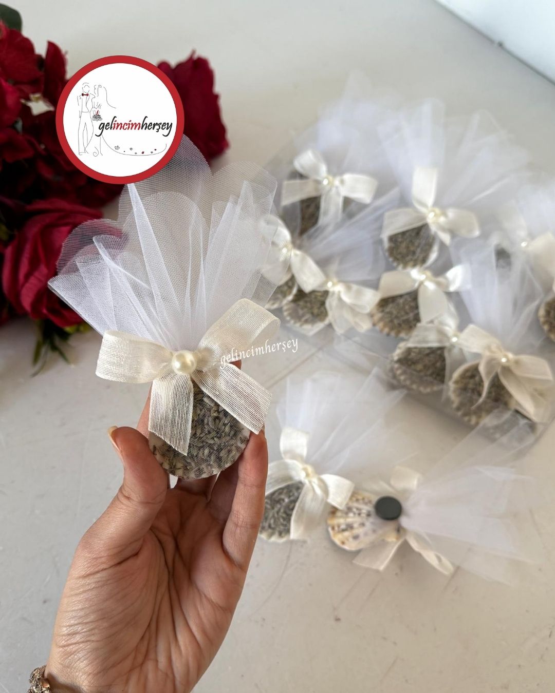 Gelincimherşey25'liLavantalıMıknatıslıDenizKabuğuHediyelik2