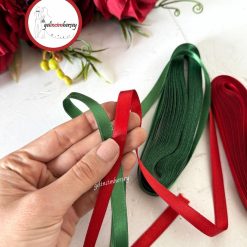 Gelincimherşey 2 Renk Yılbaşı Konsept Saten Kurdele