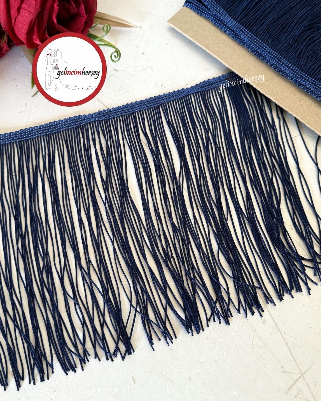 GelincimherşeySaçakPüskülŞerit2mtEn20cmLacivert1