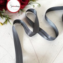 Gelincimherşey Saten Biye 5 mt - ANTRASİT GRİ