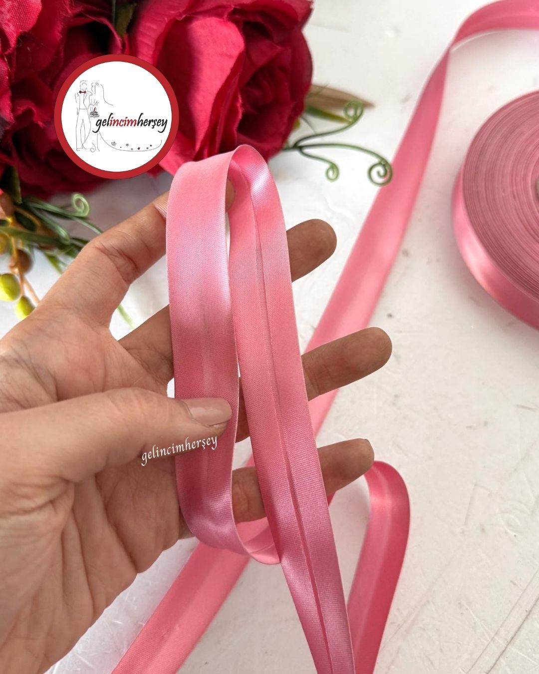 GelincimherşeySatenBiye1mtPembe