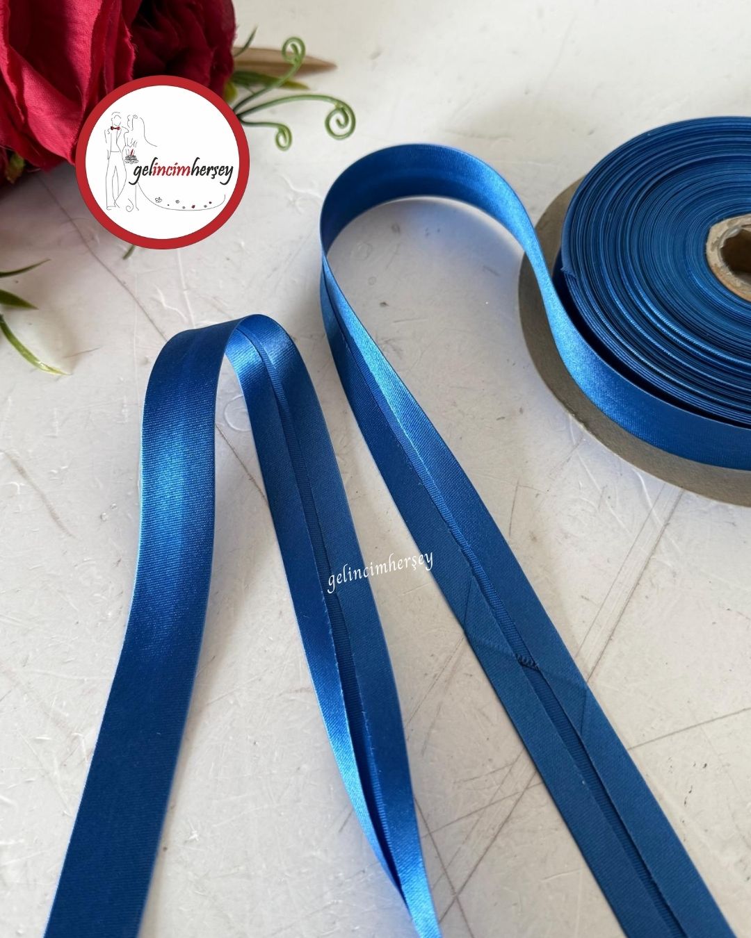 GelincimherşeySatenBiye1mtSaksMavi