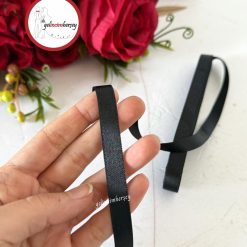 Gelincimherşey 1 cm Saten Kurdele - SİYAH