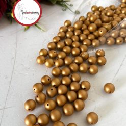 Gelincimherşey 25 Adet Plastik Boncuk 14 mm Altın