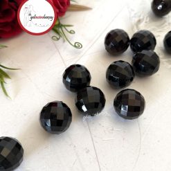 Gelincimherşey 3 Adet Akrilik Disko Topu Boncuk 30 mm Siyah