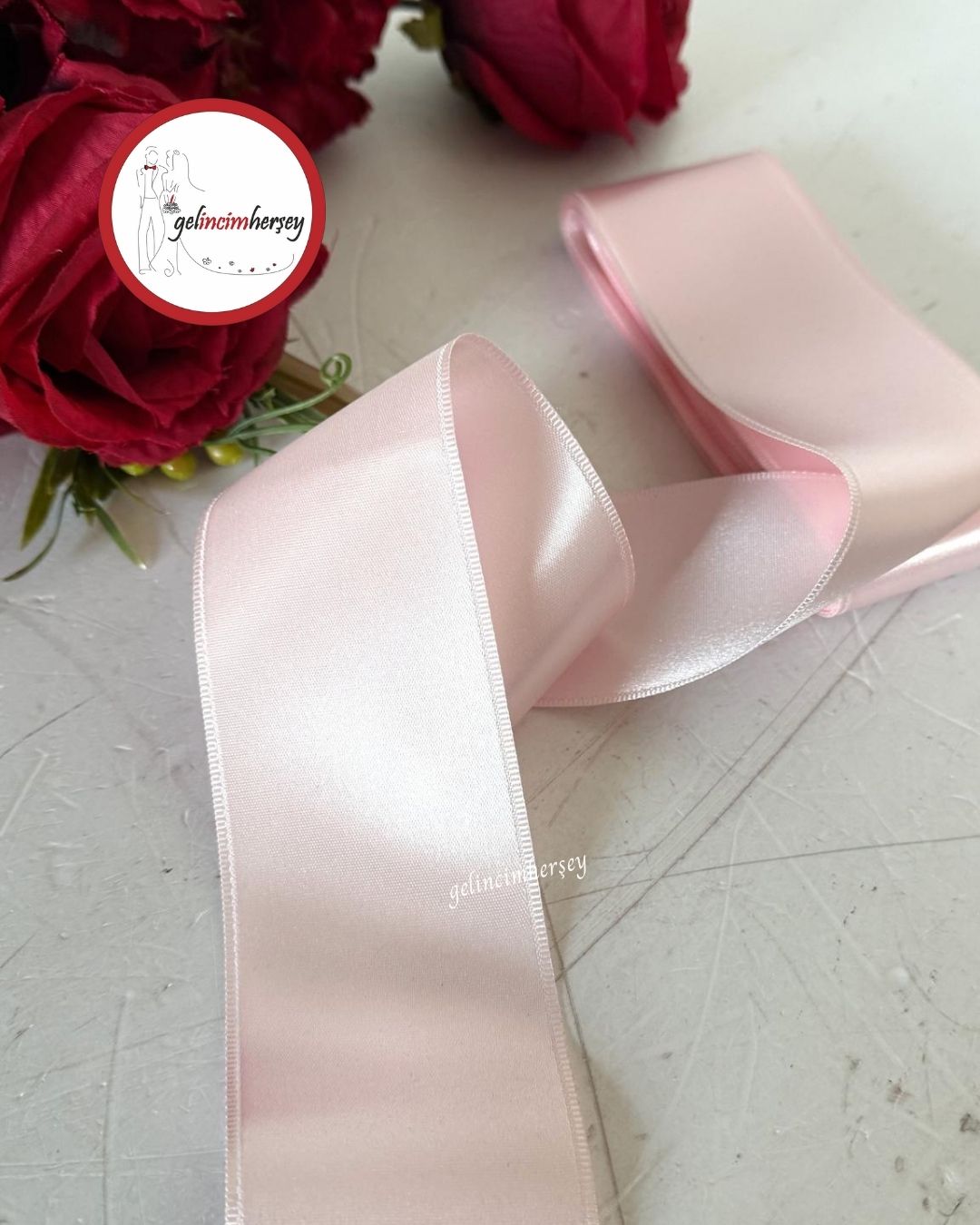 Gelincimherşey6cmSatenKurdelePudra2