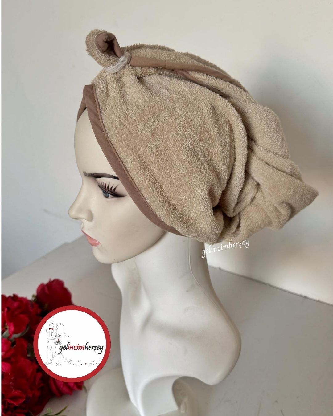 GelincimherşeyBoneHavluBej1