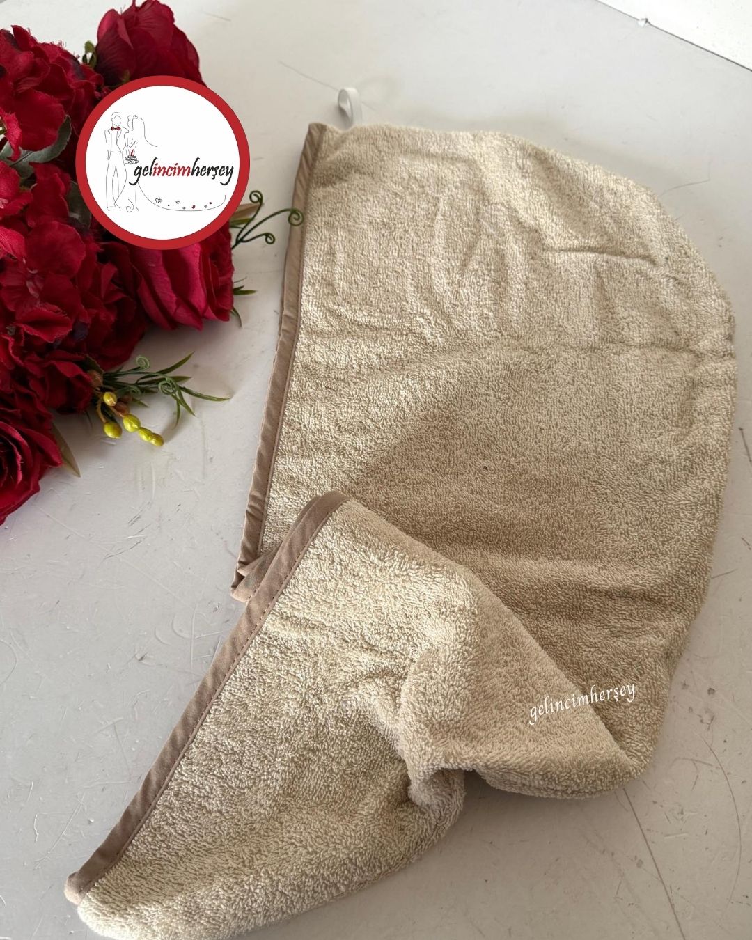 GelincimherşeyBoneHavluBej2