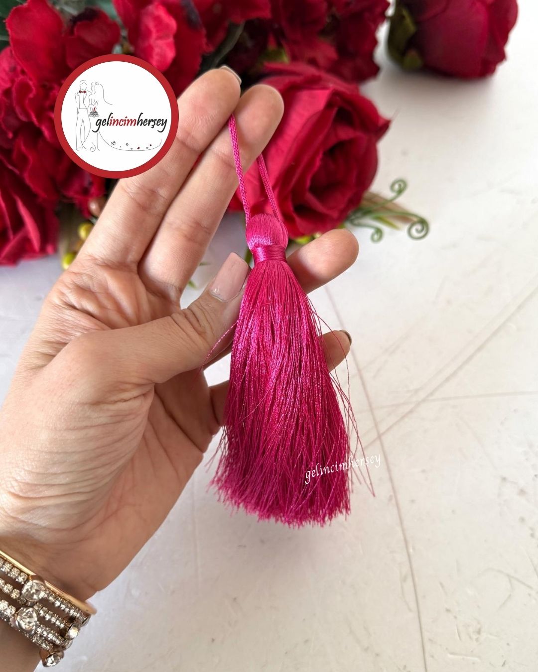 GelincimherşeyBüyükPüskül12cmFuşya1