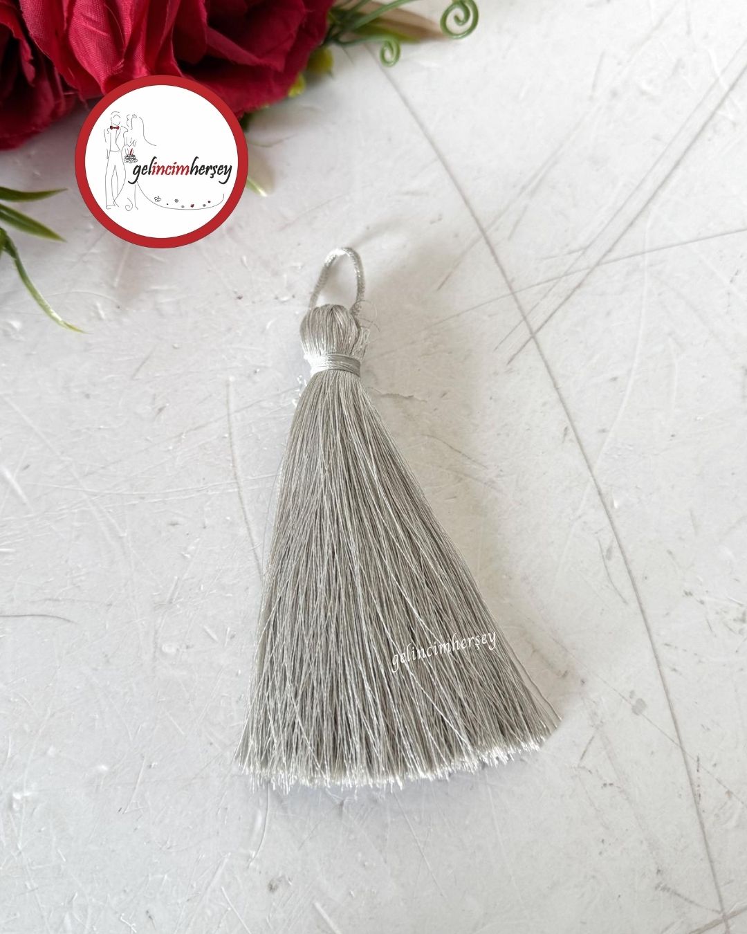 GelincimherşeyBüyükPüskül12cmGri