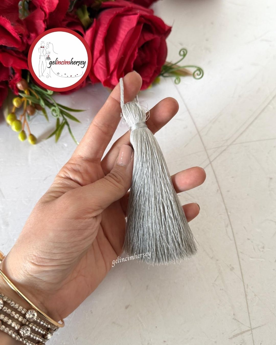 GelincimherşeyBüyükPüskül12cmGri1