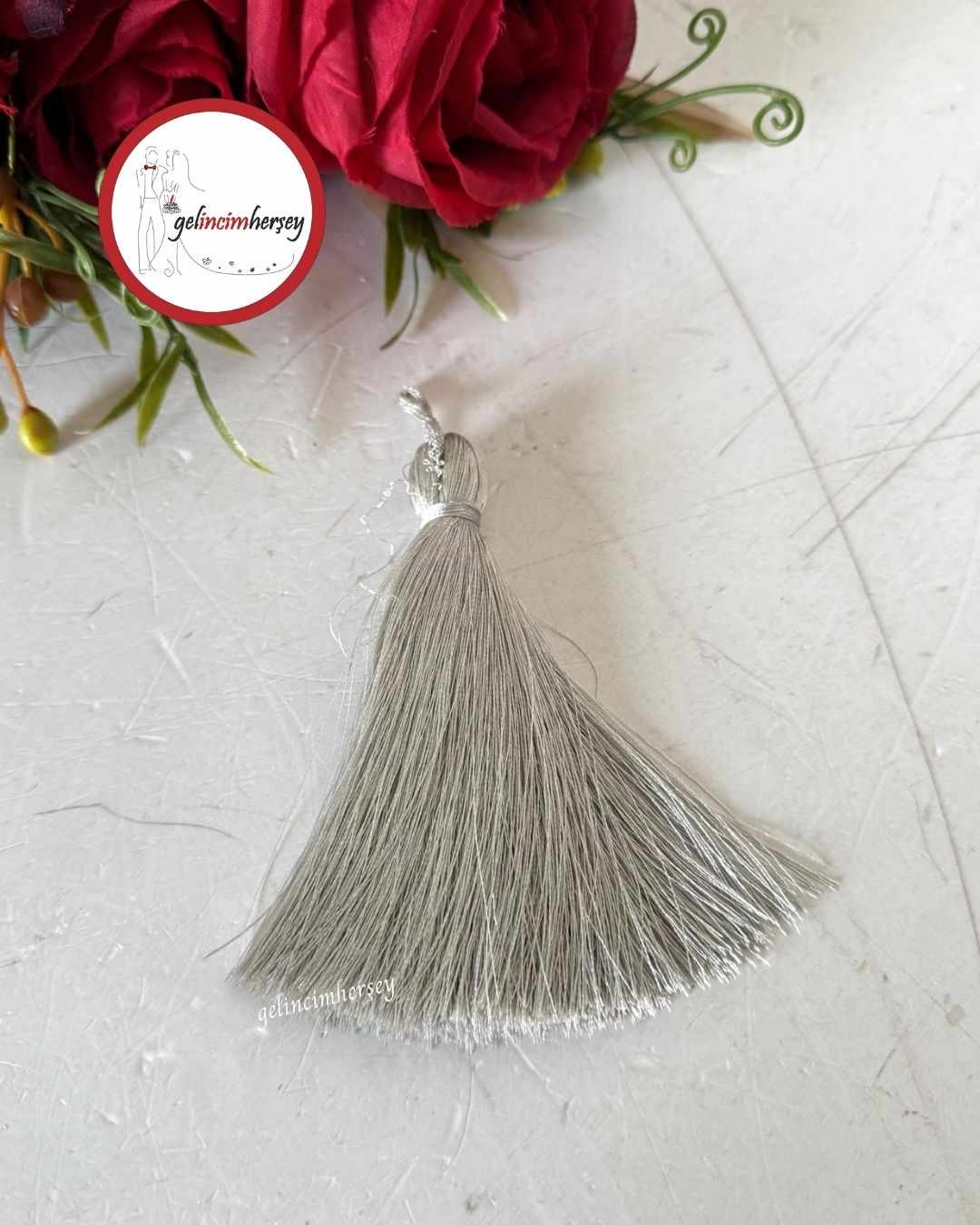 GelincimherşeyBüyükPüskül12cmGri2