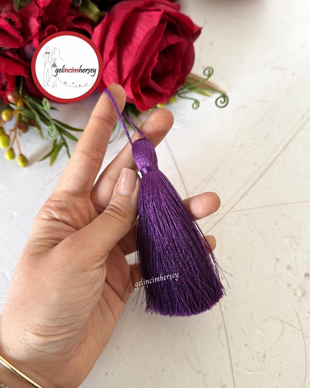 GelincimherşeyBüyükPüskül12cmMor1