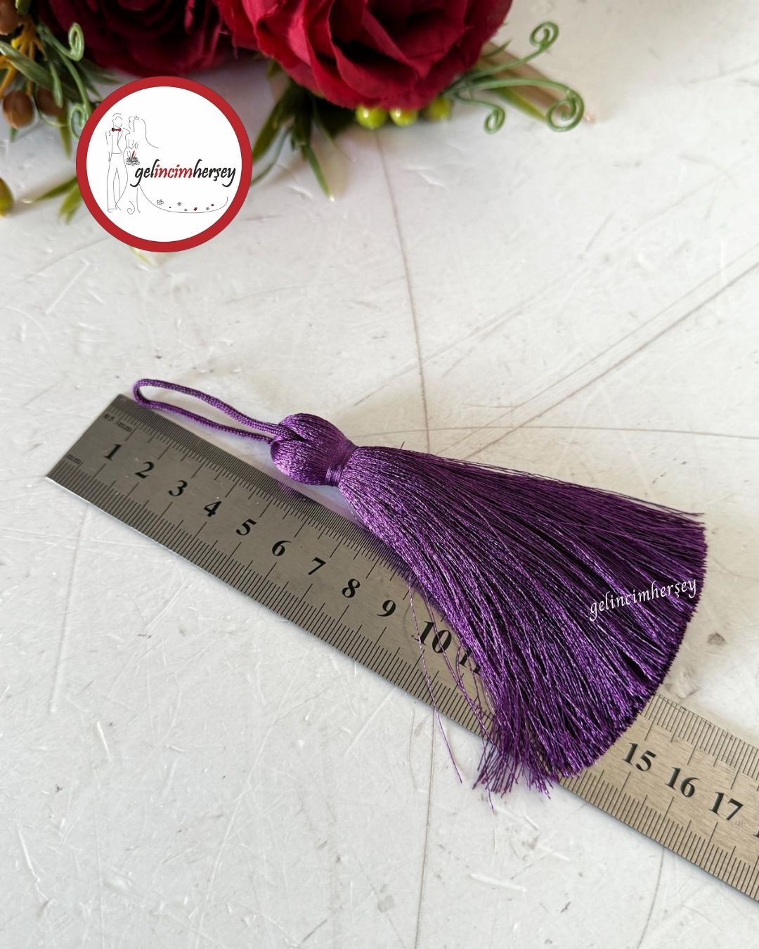 GelincimherşeyBüyükPüskül12cmMor2